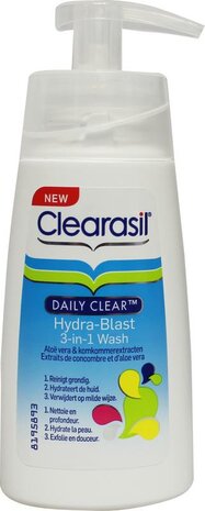Clearasil 3-in-1 Wascreme Normaal 150ml