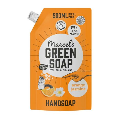 Marcel&#039;s Gr Soap Handzeep Sinaasappel &amp; Jasmijn Navul 500ml