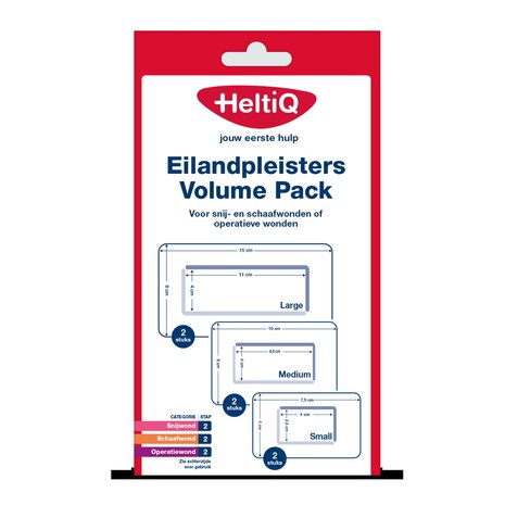 Heltiq Eilandpleister Volume Pack 6st