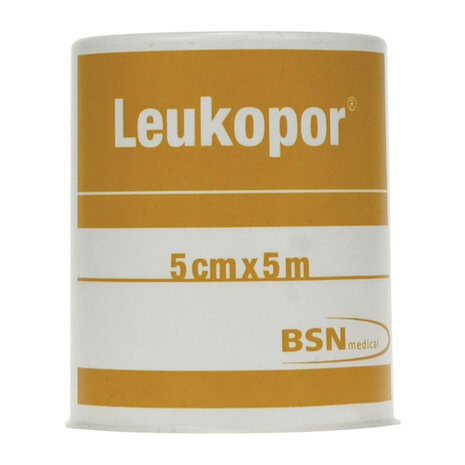 Leukopor Hechtpleister 5m X 5cm 1st