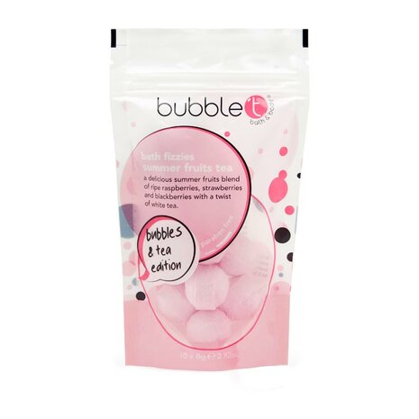 Bubble T Bath Fizzies Summer Fruits Tea 80 Gr