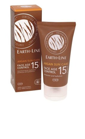 Earth Line Argan Sun Care Face Age Control Spf15 50ml