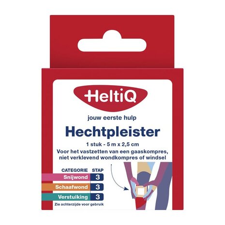 Heltiq Hechtpleister 2.5cm X 5m 1st