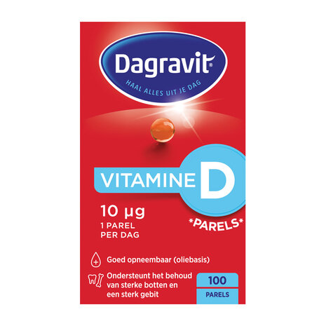Dagravit Vitamine D Pearls 400iu 100st