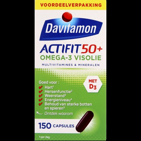 Davitamon Actifit 50+ Omega 3 150ca