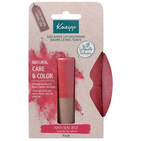 Kneipp Lipcare Natural Red 3.5g