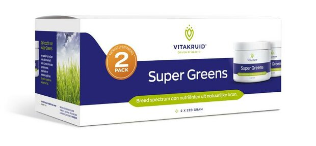Vitakruid Super Greens 2-pack 220 Gram 2x220g