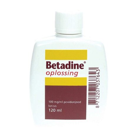 Betadine Jodium Oplossing 100 Mg/ml 120ml