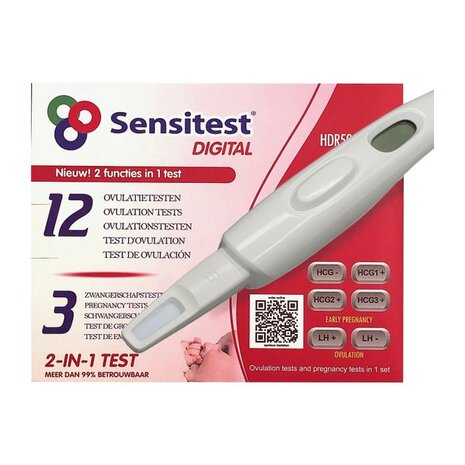 Sensitest Digitale Ovulatie + Zwangerschapstest Test 