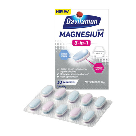 Davitamon Magnesium 3-in-1 30tb