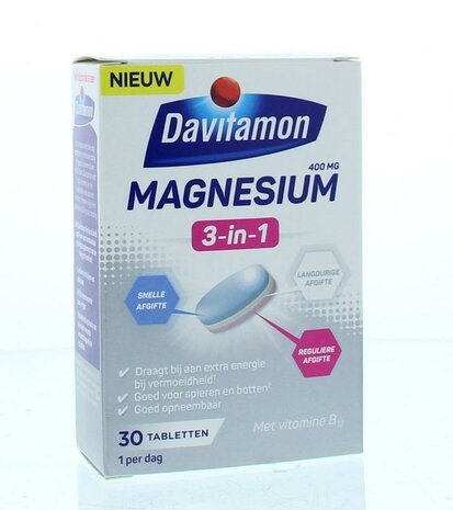 Davitamon Magnesium 3-in-1 30tb