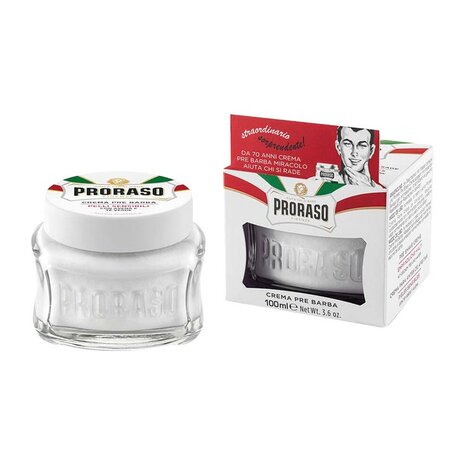 Proraso Wit Pre-shave Creme Green Tea And Oatmeal 100 Ml