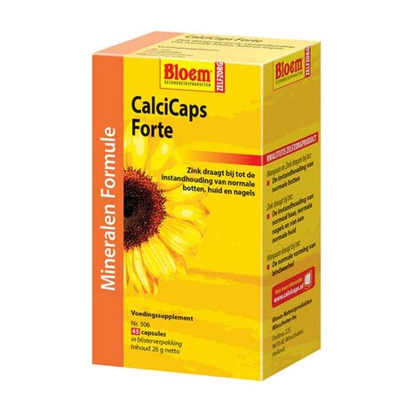Bloem Calcicaps Forte Huid/bot/nagels 45ca