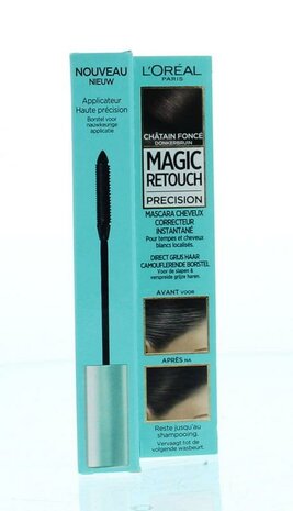 Magic Retouch Mascara Precision Donkerbruin 8ml