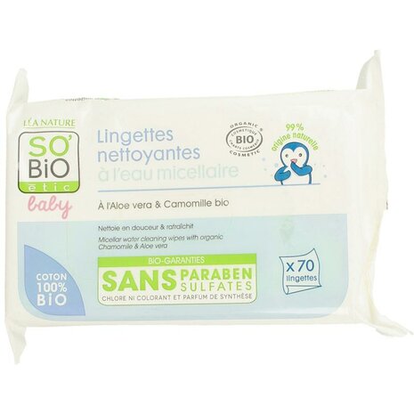 So Bio Etic Baby Wipes Micellair 70st