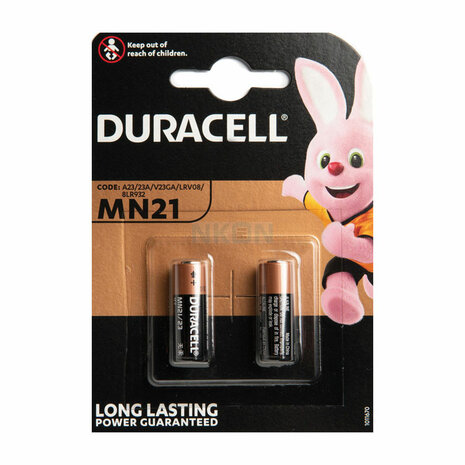 Duracell Long Lasting Power Mn21 2st