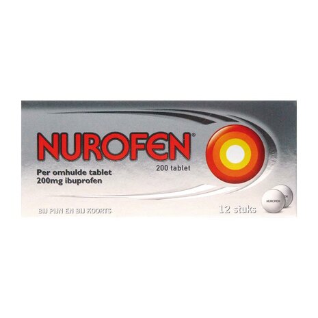 Nurofen Ibuprofen 200mg Omhulde Tabletten 12tb