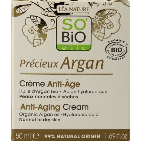 So Bio Etic Argan Anti-aging Day Cream 50ml