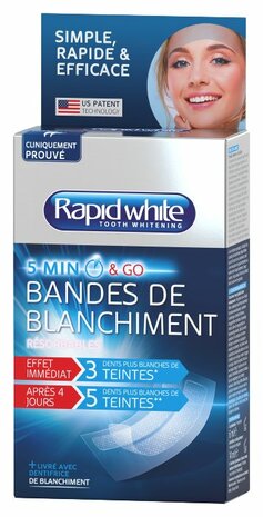 Rapid White Bleaching Strips 16st