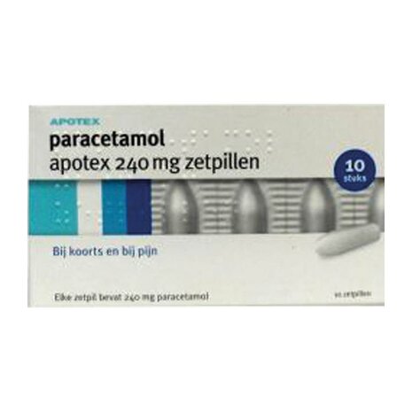 Sanias Paracetamol 240mg 10zp