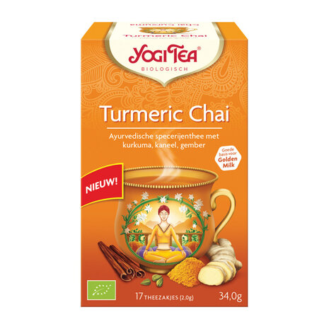 Yogi Tea Curcuma / Turmeric Chai Tea Bio 17st