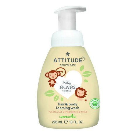 Attitude Baby Leaves 2 In 1 Hair &amp; Body Wash Perennectar 295ml