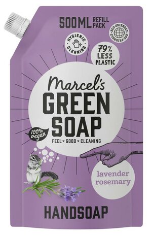 Marcel&#039;s Gr Soap Handzeep Lavendel &amp; Rozemarijn Navul 500ml