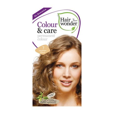 Hairwonder Colour &amp; Care 7 Medium Blond 100ml