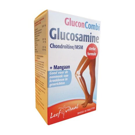 Glucon Combi Glucosamine &amp; Chondroitine Msm Mangaan 60st