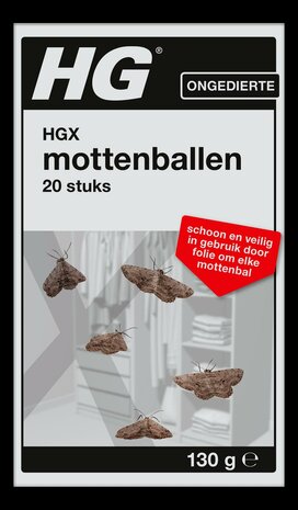 Hg X Mottenballen 130g