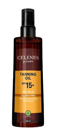Celenes Herbal Tanning Oil Spf15+ 200ml