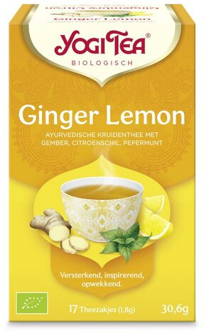 Yogi Tea Ginger Lemon Munt Bio 17st