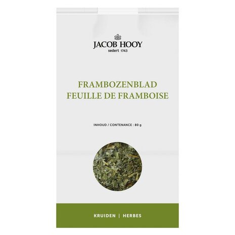 Jacob Hooy Frambozenblad 80g