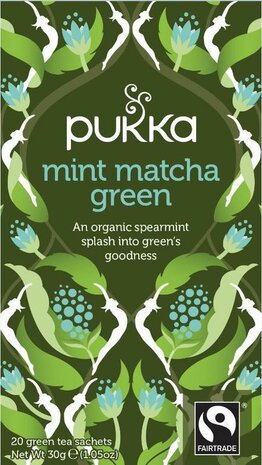 Pukka Biologische Mint Matcha Groene Thee - 20 Zakjes