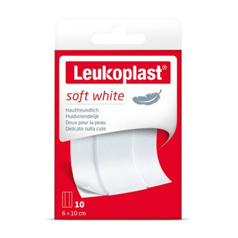 Leukoplast Soft White 6 X 10cm 10st