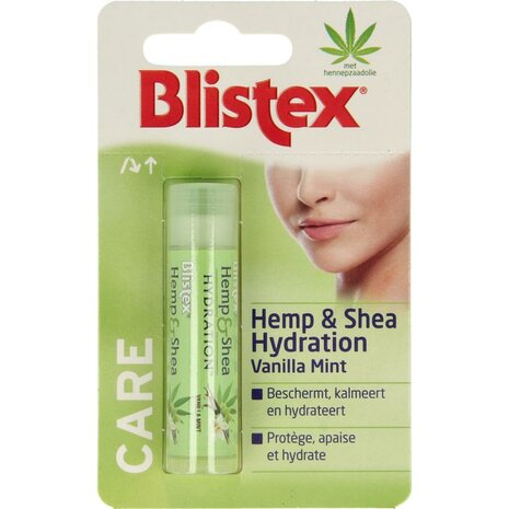 Blistex Hemp &amp; Shea Hydration Vanilla Mint Lippenbalsem 4.25g