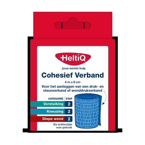Heltiq Cohesief Verband 4m X 6cm 1st