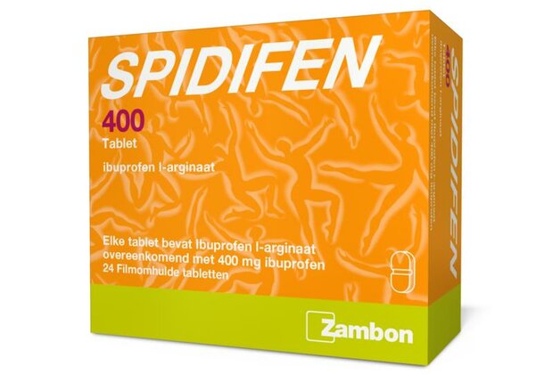 Spidifen Ibuprofen L-arginaat 400mg 24st