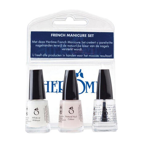 Herome French Manicure Set Salmon 3 X 10ml 3x10ml