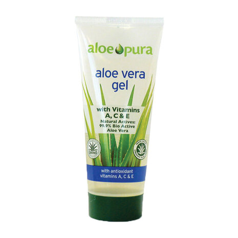 Optima Aloe Pura Aloe Vera Gel Organic Vitamine A C E 200ml