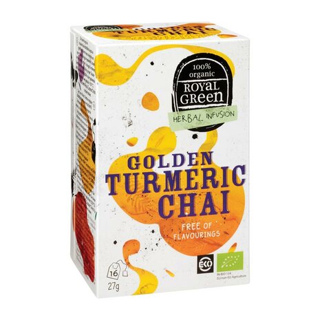 Royal Green Golden Turmeric Chai Bio 16st