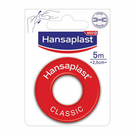 Hansaplast Hechtpleister Classic 5m X 2.5cm 1st