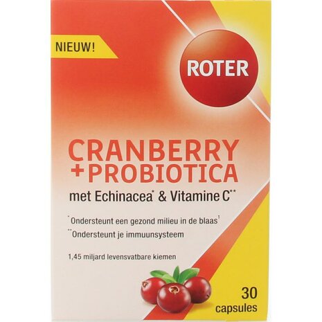 Roter Cranberry &amp; Probiotica 30ca