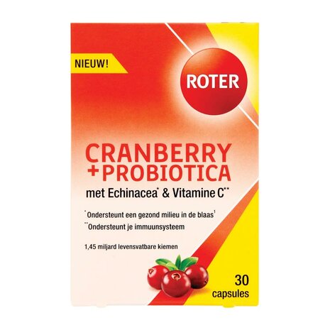 Roter Cranberry &amp; Probiotica 30ca