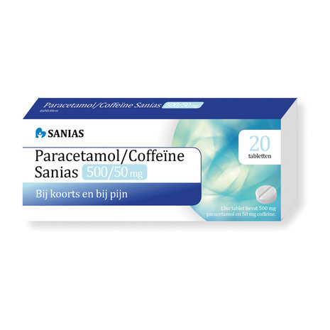 Sanias Paracetamol Coffeine 500/50 Mg 