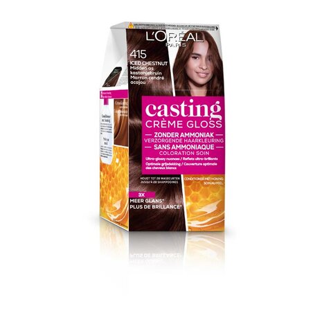 Casting Casting Creme Gloss 415 Iced Chestnut 1set