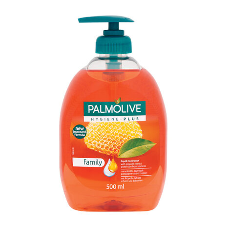 Palmolive Vloeib.zeep Pomp Hygiene Plus Family 500 Ml