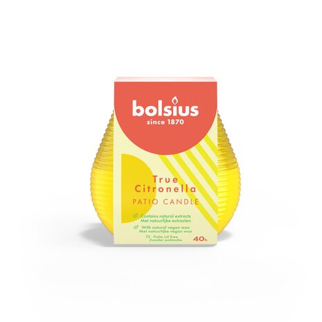 Bolsius Patiolight True Citronella Yellow 1 St