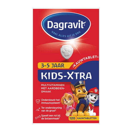 Dagravit Multi Kids Framboos 3-5 Jaar 120kt