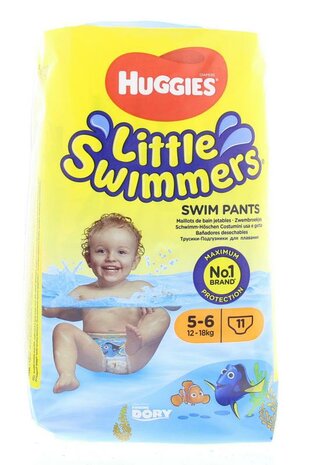 Huggies Little Swimmers Maat 5-6 12-18kg 11st